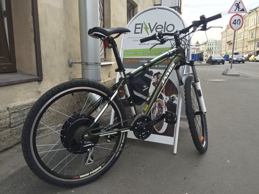 Электровелосипед El-velo Street 1000W Электровелосипед El-velo Street 1000W